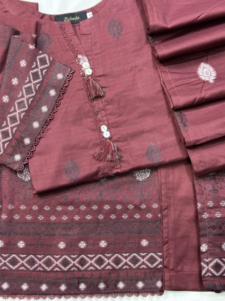 Mauve Rose Premium Jacquard