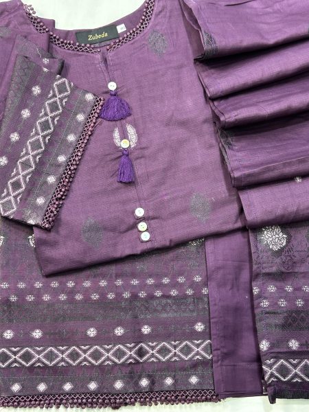 Deep Purple Premium Jacquard