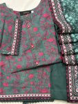 Emerald Crimson – Premium Printed Khaddar 3-Piece Suit