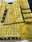 Sunshine Daisy – Premium Printed Khaddar 3-Piece Suit