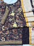 Autumnal Bloom – 3-Piece Printed Khaddar Collection
