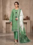 Zubeda Mint Leaf Khaddar 3PC